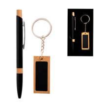 SET DE BOLIGRAFOS CON LLAVERO PROMOCIONALES BOURS